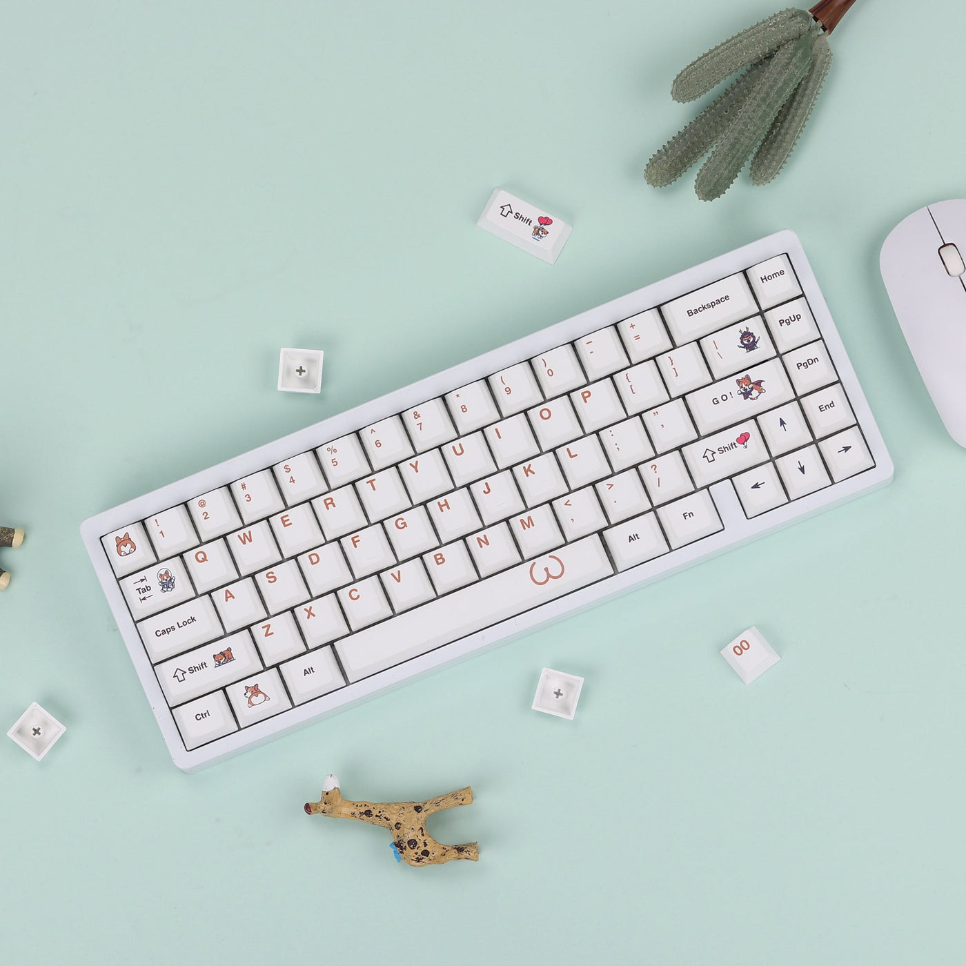Cherry Profile Corgi PBT Dye-sub Keycaps