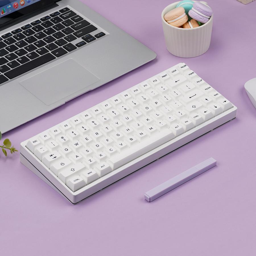 KAT BoW 226 White PBT Dye-Sub Keycap Set
